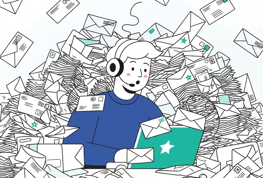 Email laufen ein